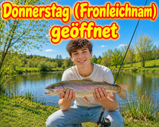 Hecht selbst geangelt in Kräuterkruste mit Beilagen - nur am 20.5.22 - bitte vorbestellen.