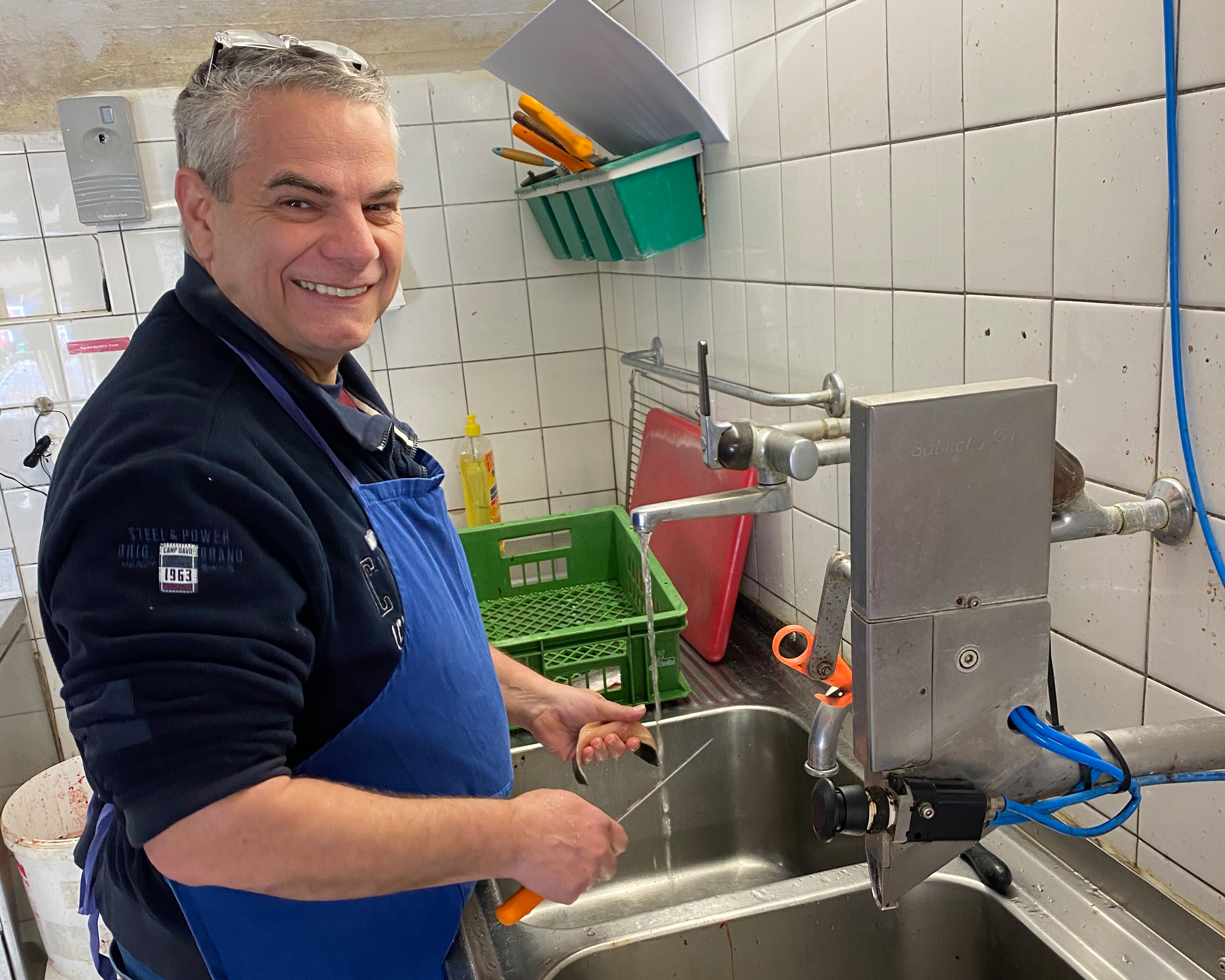Chef Michi in der Schlachti